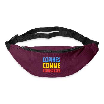 copines comme connasses - Sac banane - bordeaux  - Devant