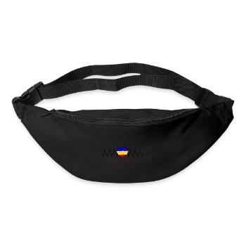 Der rumänische Herzschlag - Gürteltasche - Schwarz - Vorne