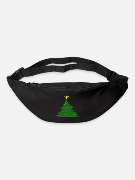 Weihnachtsbaum - Gürteltasche - Schwarz