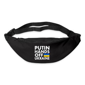 Putin hands off ukraine - Bum bag - black - Front