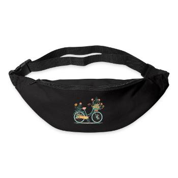 Süße Abenteuer Blumenrad Tour 10 - Gürteltasche - Schwarz - Vorne