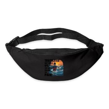 Swim Bike Run Triathlon Triathlete Athletics - Bum bag - black - Front