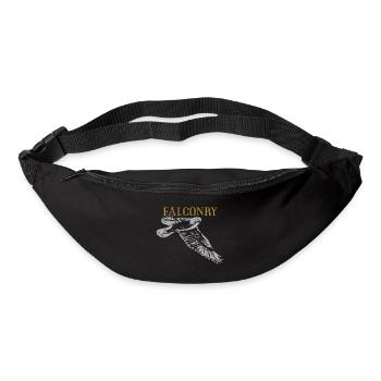 Fauconnerie Faucon pèlerin - Sac banane - noir - Devant
