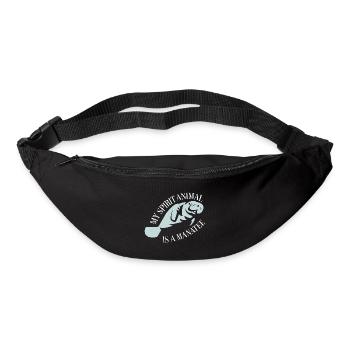 I love manatee, dugongs - Bum bag - black - Front