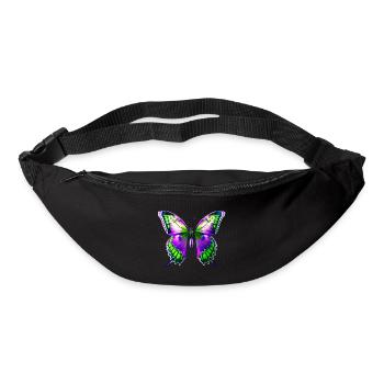 Papillon - Sac banane - noir - Devant