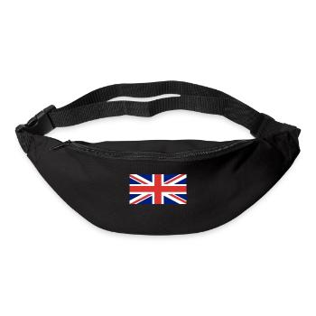 Drapeau britannique - Sac banane - noir - Devant