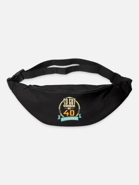 Geburtstag so gut kann man mit 40 aussehen - Gürteltasche - Schwarz
