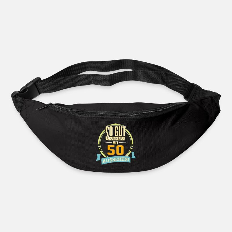 Geburtstag so gut kann man mit 50 aussehen - Gürteltasche - Schwarz