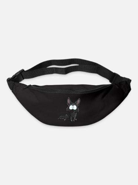 I am Black German Shepherd - Bum bag - black