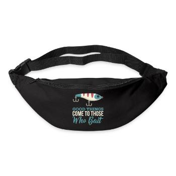 Predator fishing saying - sport fisherman - wobbler - Bum bag - black - Front