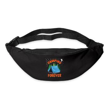 Camping Forever - Bum bag - black - Front