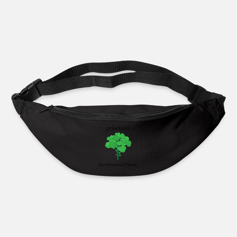 Grünkohl - Gürteltasche - Schwarz