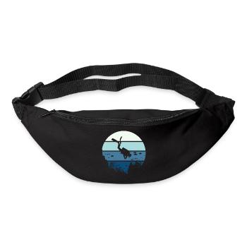 scuba diving t shirt scuba diving - Bum bag - black - Front