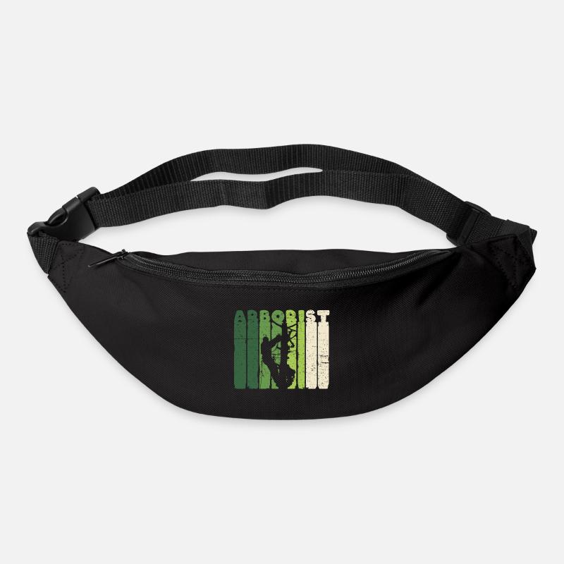 Lustige Kettensäge Baumpfleger Geschenk - Gürteltasche - Schwarz