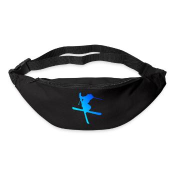 Ski Jumping Freestyle Ski Herren Slopestyle - Gürteltasche - Schwarz - Vorne