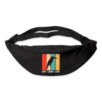 Kookaburra Design et Kookaburra Dicton - Sac banane - noir - Devant