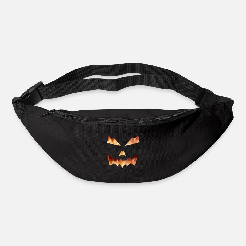cetrouille d'halloween - Sac banane - noir