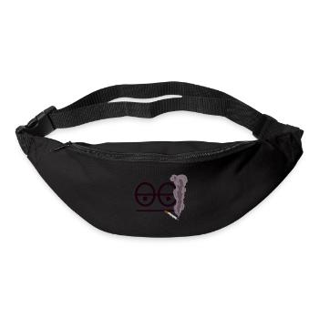 Smoking logo - Bum bag - black - Front