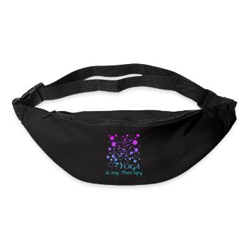 Yoga Om is my Therapy - Gürteltasche - Schwarz - Vorne