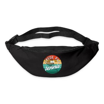 J'Peux Pas J'Ai Tennis - Sac banane - noir - Devant