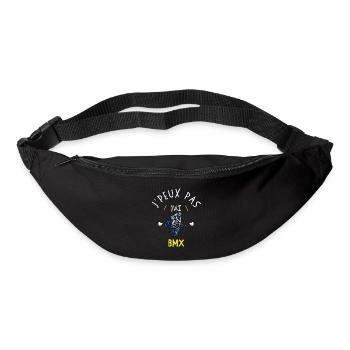 Je peux pas j'ai bmx - Sac banane - noir - Devant