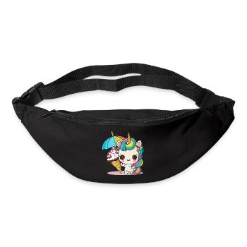 Sweet Dreams: A Unicorn - Bum bag - black - Front