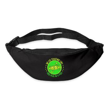 lovers, lovebirds, sincere love - Bum bag - black - Front