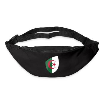 Drapeau Algérie - Sac banane - noir - Devant