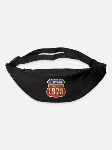 46 Jahre alter Jahrgang 1978 Limitierte Auflage 46. - Gürteltasche - Schwarz