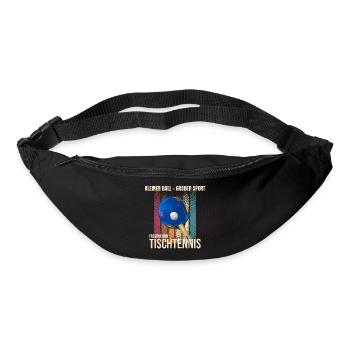 Kleiner Ball Großer Sport - Gürteltasche - Schwarz - Vorne