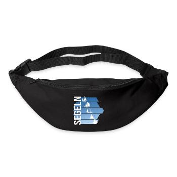 Segeln - Segelsport - Gürteltasche - Schwarz - Vorne