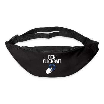 FCK-Clickbait - Gürteltasche - Schwarz - Vorne