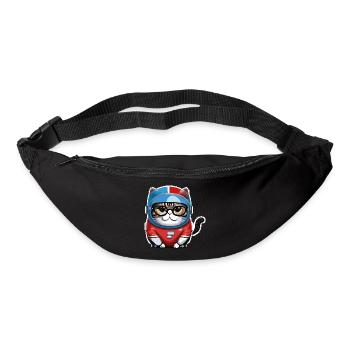 Katze Weltraum, astronaute de Space Cat - Sac banane - noir - Devant