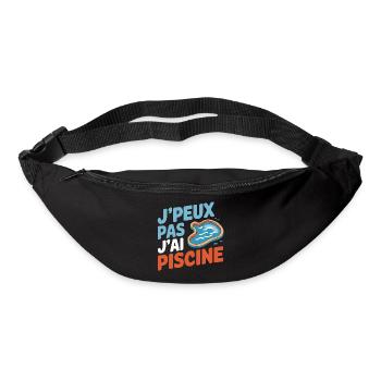 J'peux pas, j'ai piscine - Sac banane - noir - Devant