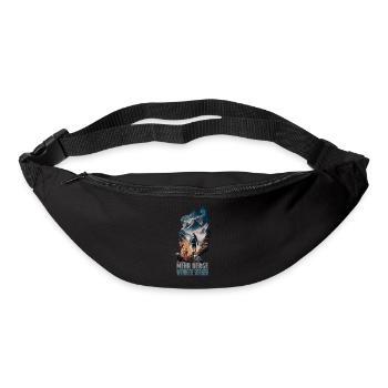 Mehr Berge - Weniger Sorgen - Gürteltasche - Schwarz - Vorne