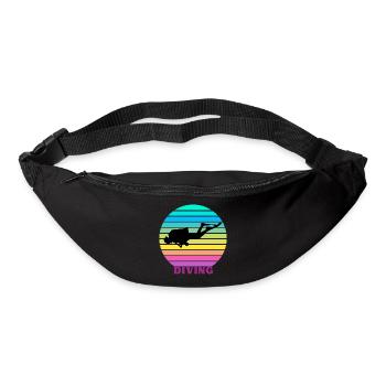 Diving Retro - Bum bag - black - Front