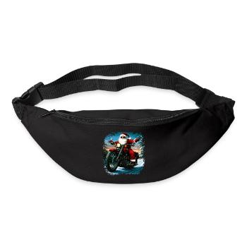 Motorcyclists Christmas - Bum bag - black - Front