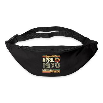 April 1970 56th Anniversary Gift - April 1970 - Bum bag - black - Front