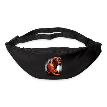 Bordeaux Dogge Bordeauxs Bordeaux Doggen besitzer - Gürteltasche - Schwarz - Vorne