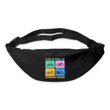 Bicycle Life regorge de choix importants - Sac banane - noir - Devant