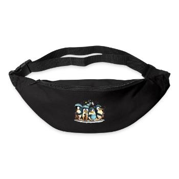 Die Pinguin-Band - Gürteltasche - Schwarz - Vorne