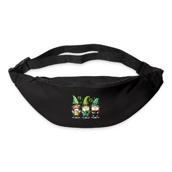 Gnome De La Saint Patrick Shamrock St. Patrick's - Sac banane - noir - Devant