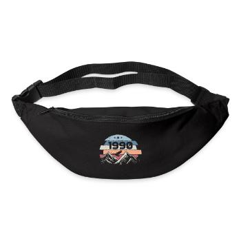Original 1990's Vintage 1990's Birthday 1990 - Bum bag - black - Front