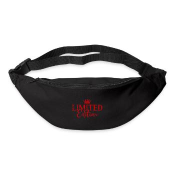 Limited Edition Krone - Gürteltasche - Schwarz - Vorne