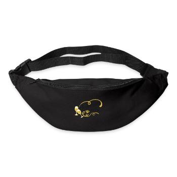 Junggesellenabschied Bachelorette Party - Gürteltasche - Schwarz - Vorne