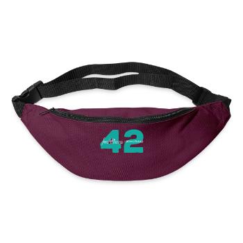 Universe 42 The Answer to Life Cool - Bum bag - burgundy - Front