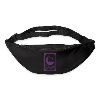 Islam Way of Life Muslim Cool Gift - Bum bag - black - Front