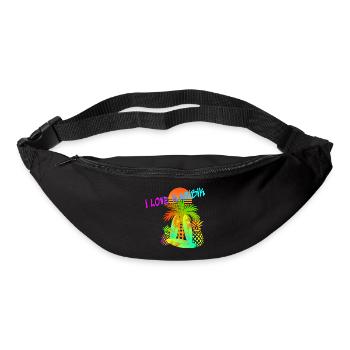Amour des Caraïbes - Sac banane - noir - Devant