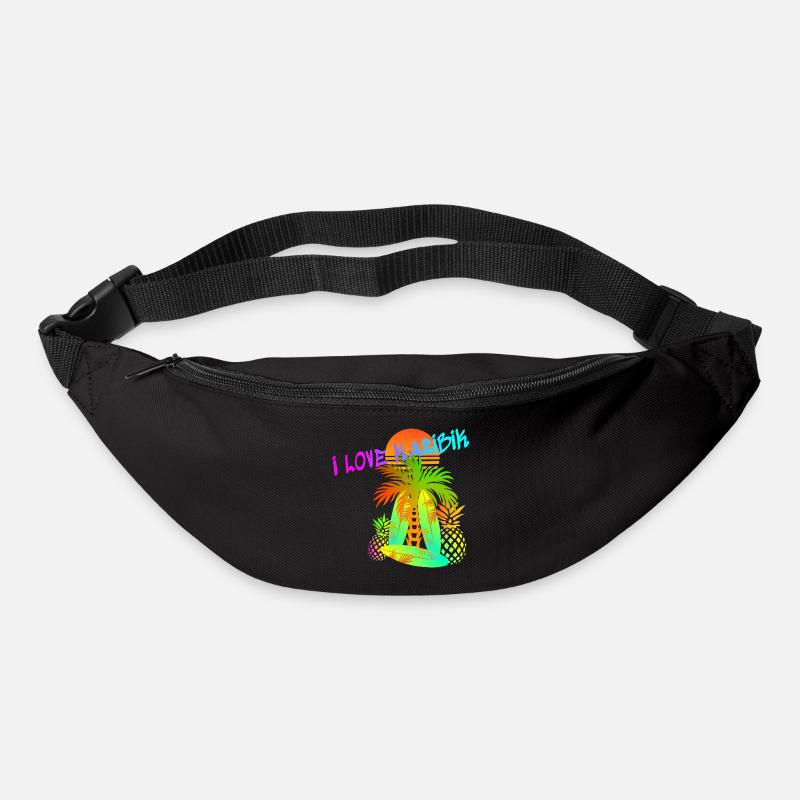 Amour des Caraïbes - Sac banane - noir