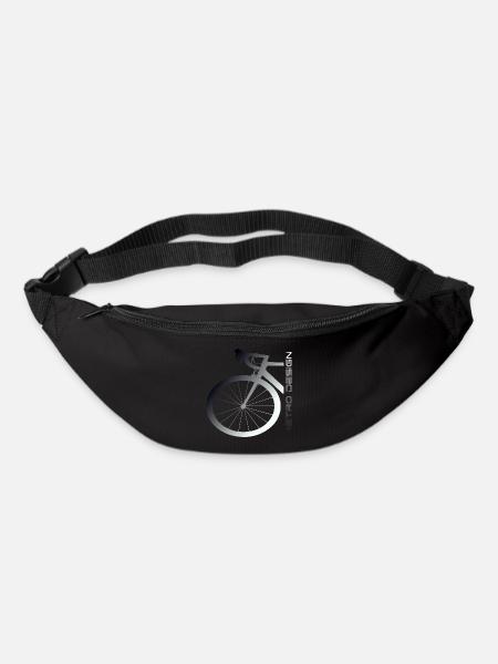 Radsport Rennrad Design - Gürteltasche - Schwarz